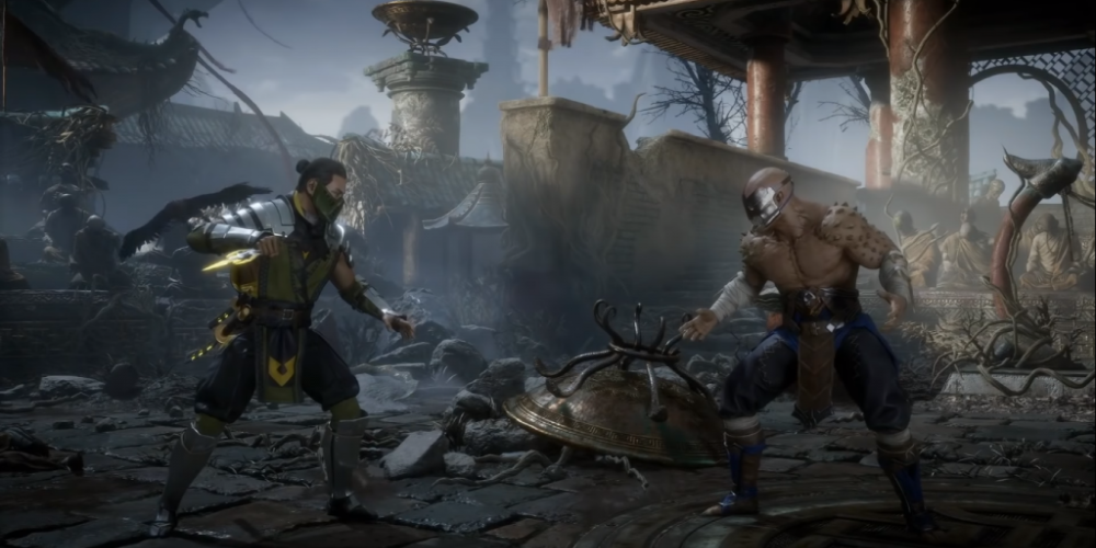 mortal kombat fight screen